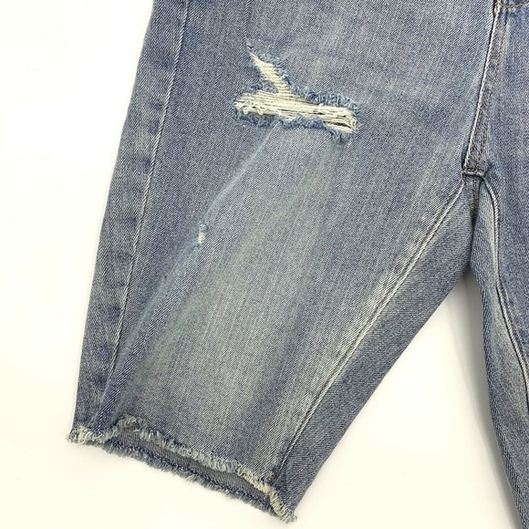 Wild Fable Distressed Denim High Rise Bike Shorts - Picture 5 of 9